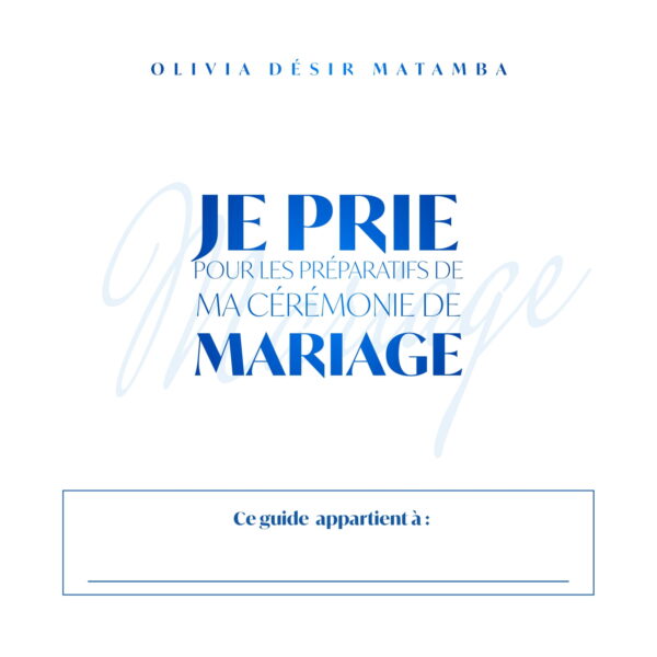 Guide de Priere Mariage Livre 2